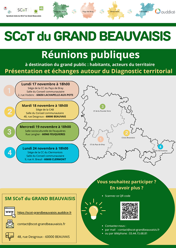 Les réunions publiques sur le diagnostic